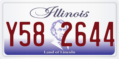 IL license plate Y582644