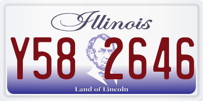 IL license plate Y582646