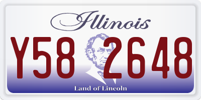 IL license plate Y582648