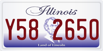 IL license plate Y582650