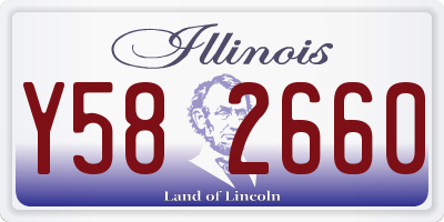 IL license plate Y582660