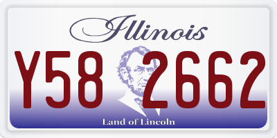 IL license plate Y582662