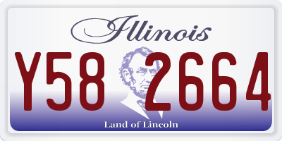 IL license plate Y582664