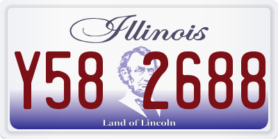 IL license plate Y582688