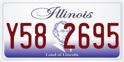 IL license plate Y582695