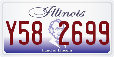 IL license plate Y582699