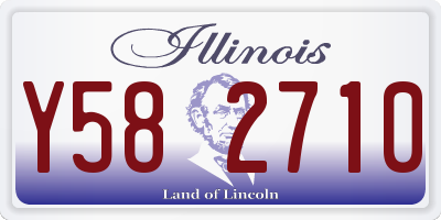 IL license plate Y582710