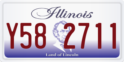 IL license plate Y582711
