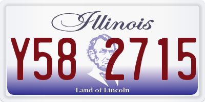 IL license plate Y582715