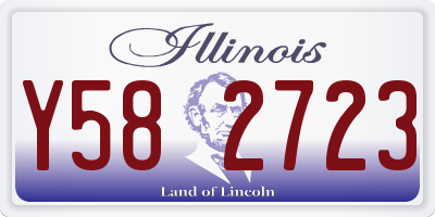 IL license plate Y582723