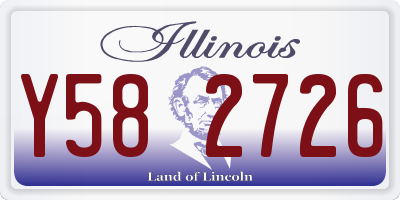IL license plate Y582726