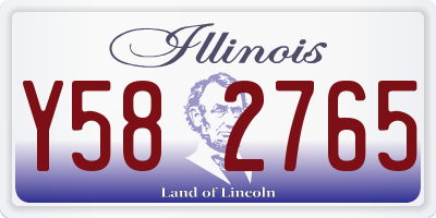 IL license plate Y582765