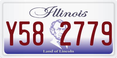 IL license plate Y582779