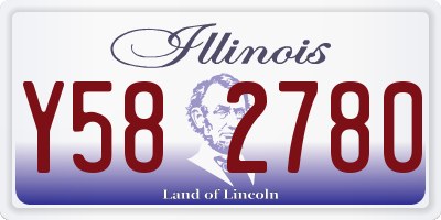 IL license plate Y582780