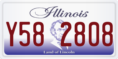 IL license plate Y582808