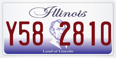 IL license plate Y582810