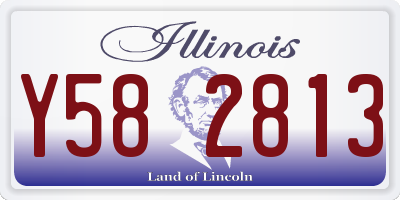 IL license plate Y582813