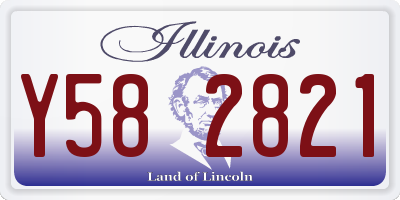 IL license plate Y582821
