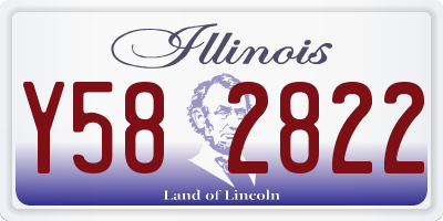 IL license plate Y582822