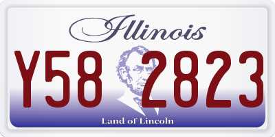 IL license plate Y582823