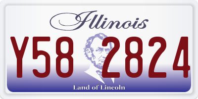 IL license plate Y582824