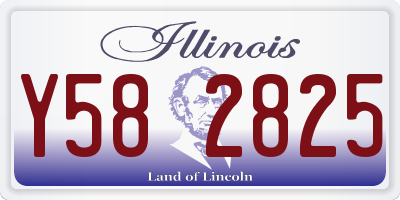 IL license plate Y582825