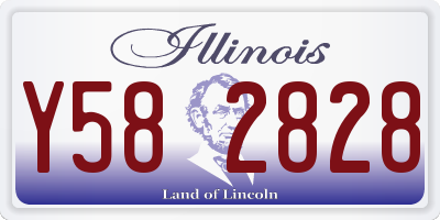 IL license plate Y582828