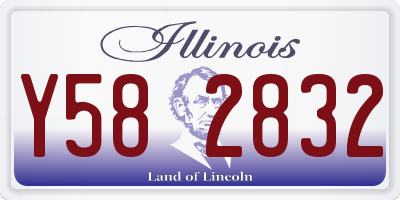 IL license plate Y582832