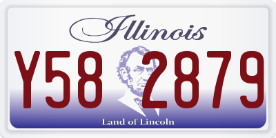 IL license plate Y582879