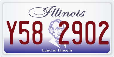 IL license plate Y582902