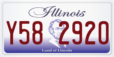 IL license plate Y582920