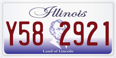 IL license plate Y582921