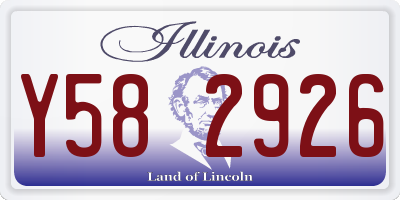 IL license plate Y582926