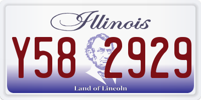 IL license plate Y582929