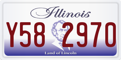 IL license plate Y582970