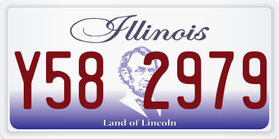 IL license plate Y582979