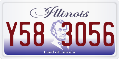 IL license plate Y583056