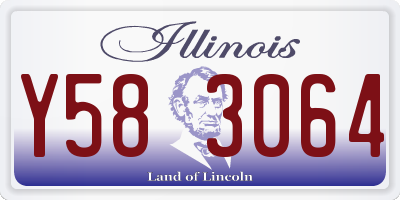 IL license plate Y583064