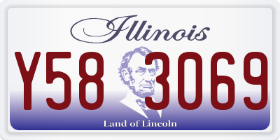 IL license plate Y583069