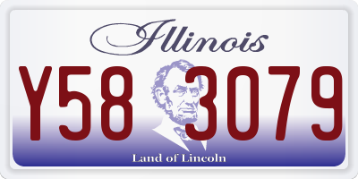 IL license plate Y583079