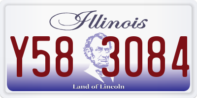 IL license plate Y583084