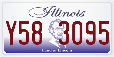 IL license plate Y583095