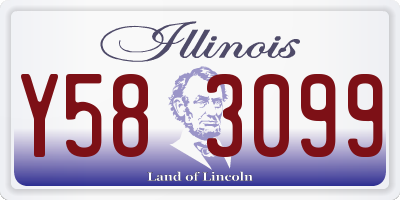 IL license plate Y583099