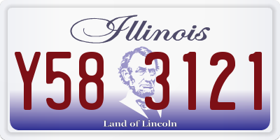 IL license plate Y583121