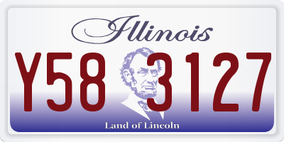 IL license plate Y583127