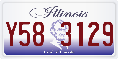 IL license plate Y583129