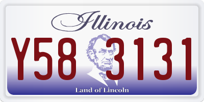 IL license plate Y583131
