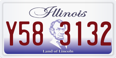 IL license plate Y583132