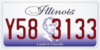 IL license plate Y583133
