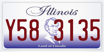 IL license plate Y583135